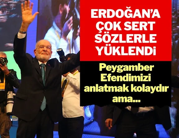 Karamollaoğlu’ndan Erdoğan’a: Peygamber Efendimizi anlatmak kolay, yazlık-kışlık saraylardan vazgeçmek zordur!