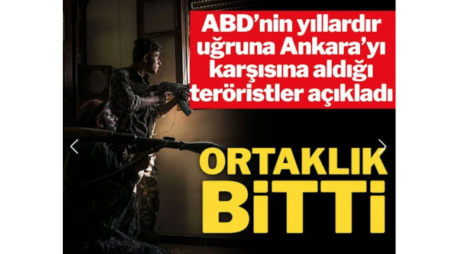 Suriye’deki teröristler ABD ile iş birliğini sonlandırdı