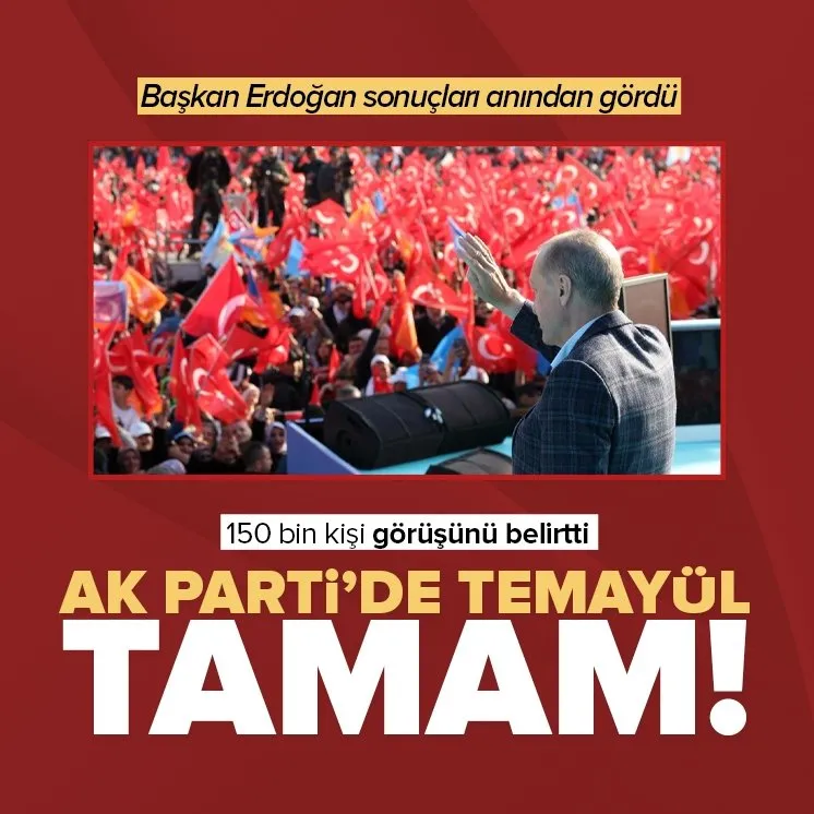 AK Parti’de temayül yoklaması tamam! Başkan Erdoğan sonuçları anından gördü .