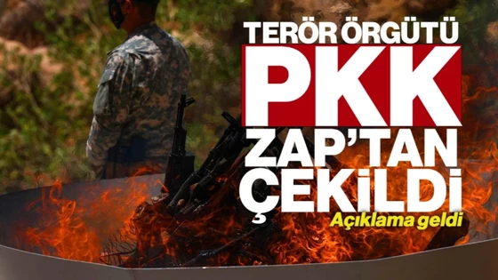 Terör Örgütü PKK, Zap Bölgesinden Çekildiğini Açıkladı