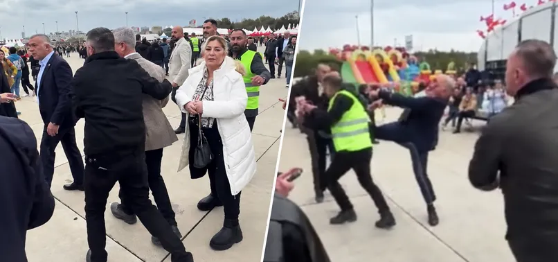 Sivas Konfederasyonu Genel Başkanı Metin Yarım'ın provakasyonu sonucu CHP 'liler ve YENİ Partililer arasında kavga çıktı!